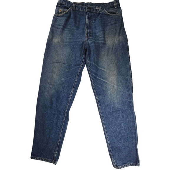 Levi's 550 Vintage Jeans Mens 36x32 Made In USA Relaxed Fit Orange Tab - Picture 1 of 9